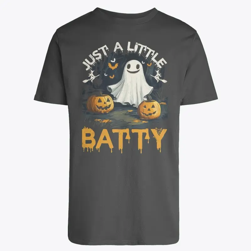 Just a Little Batty Cute Ghost Tee