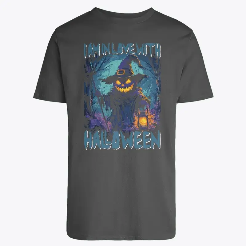 Pumpkin Head Witch Halloween T-Shirt