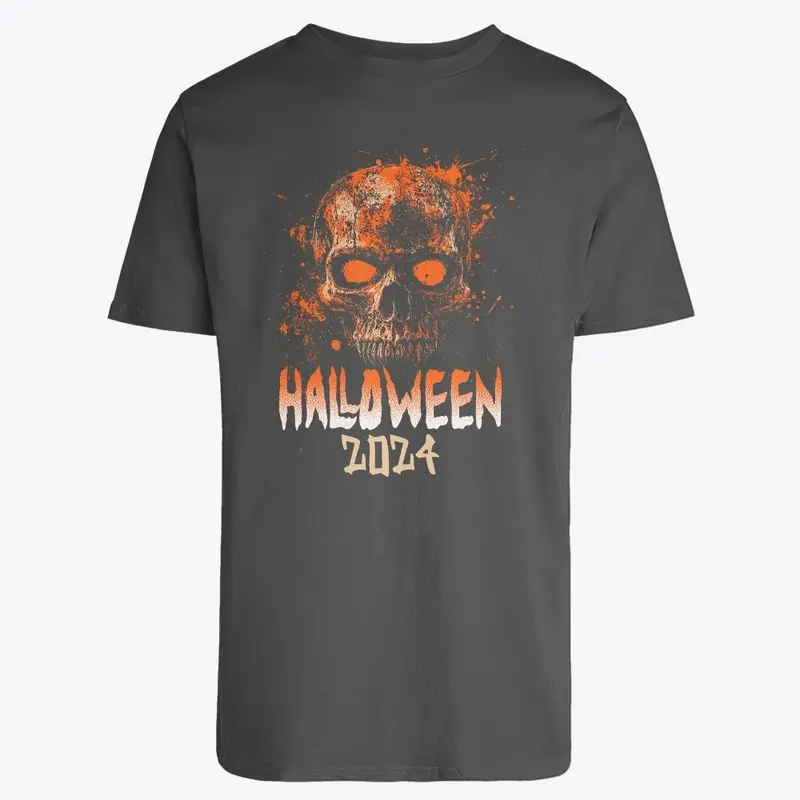 Halloween 2024 Skull Graphic Tee