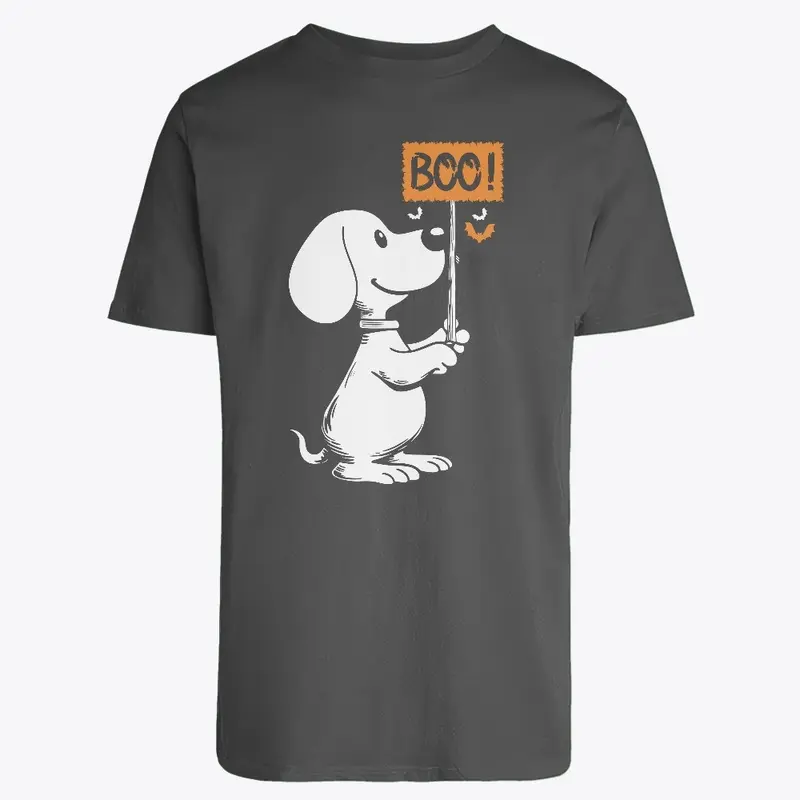 Cute Dog Boo Halloween T-Shirt